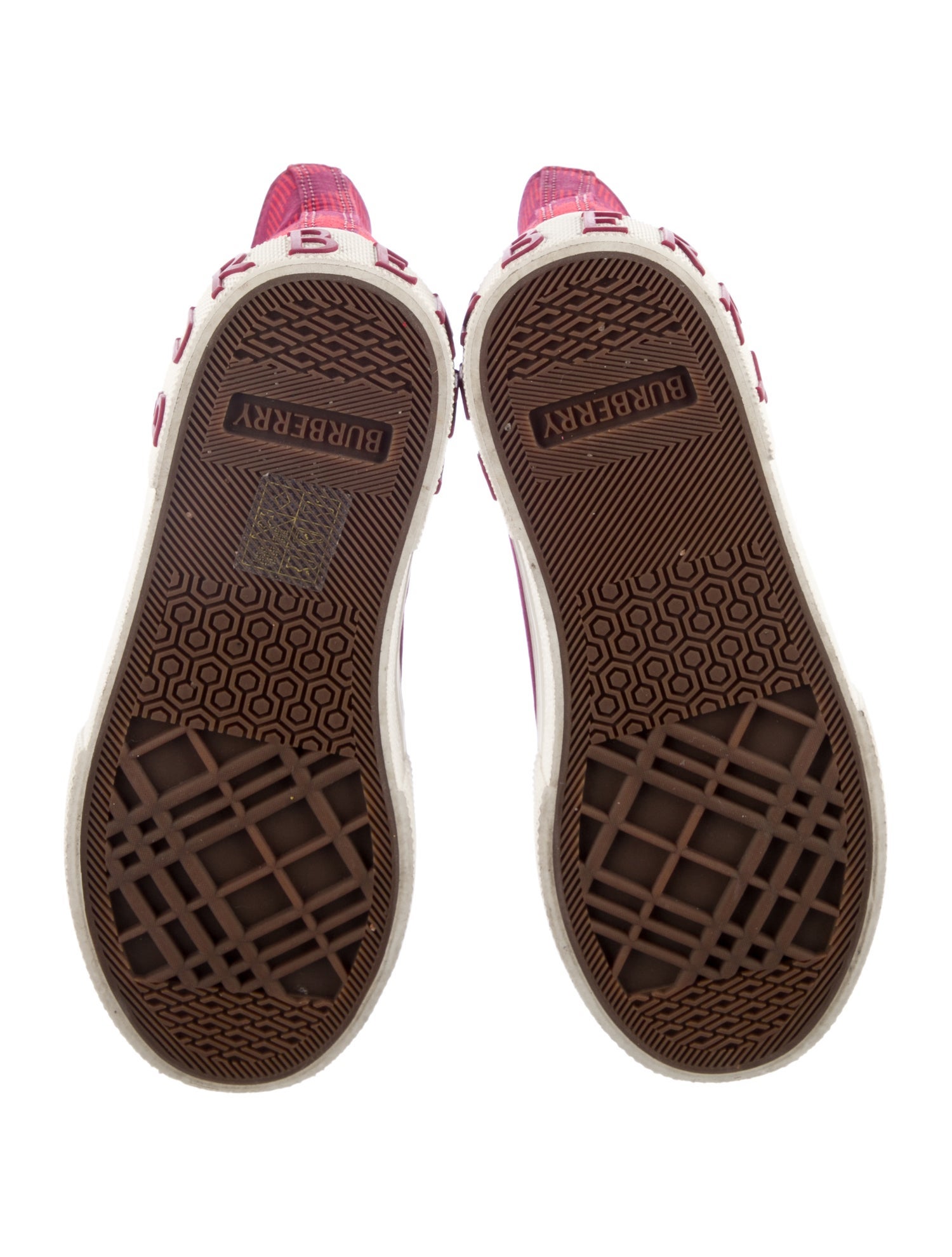 Burberry Kids' High-Top Sneaker